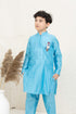ROCKET AND BOMB BLUE KURTA SET